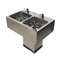 Bagni di contrasto arti superiori con termometro